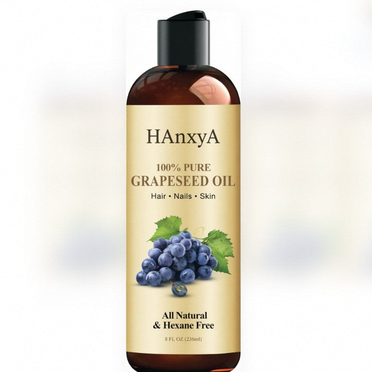 Huile essentielle de soins capillaires de massage des graines de raisin