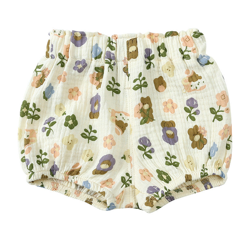 Short d'été imprimé pour enfants