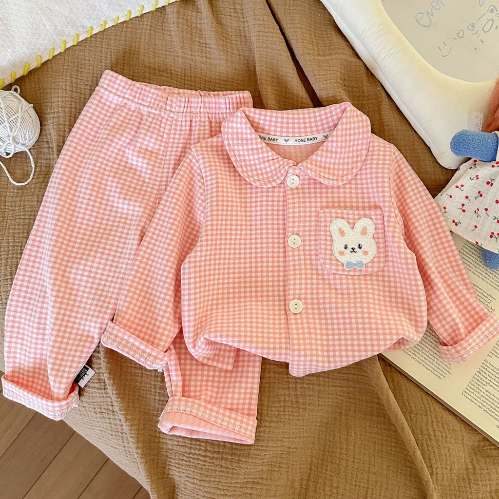 Jeu de deux pièces de vêtements de maison brossé pour garçons