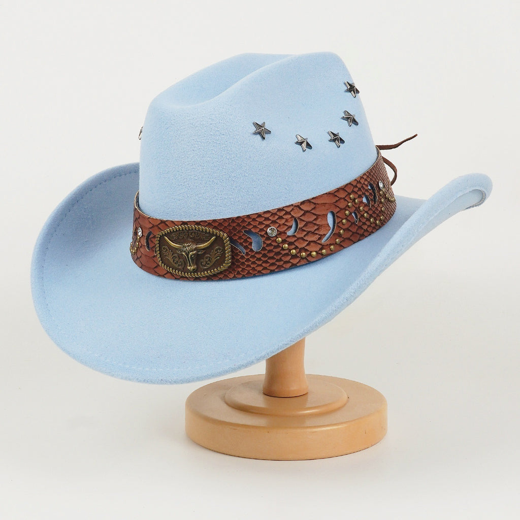 Meilleure vente européenne Et le style américain Star studed Leather Jazz Cap