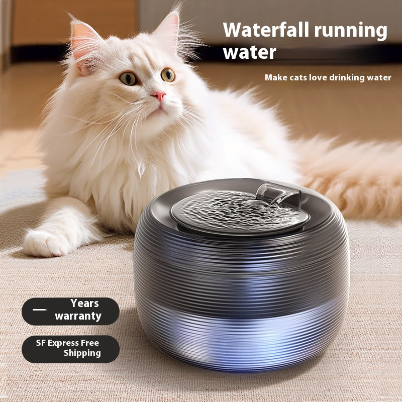 Fontaine d'eau pour animaux intelligents Silent automatique circulant avec capteur et filtres pour les chats et