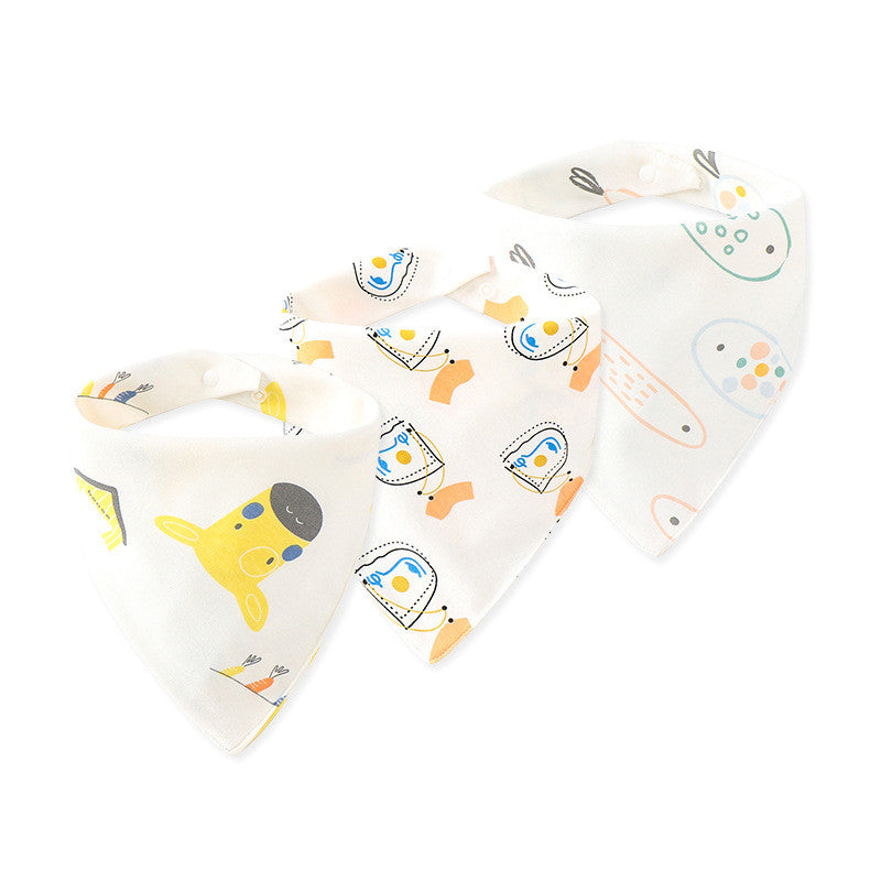Bébé coton doux Triangle écharpe pour les hommes et les femmes