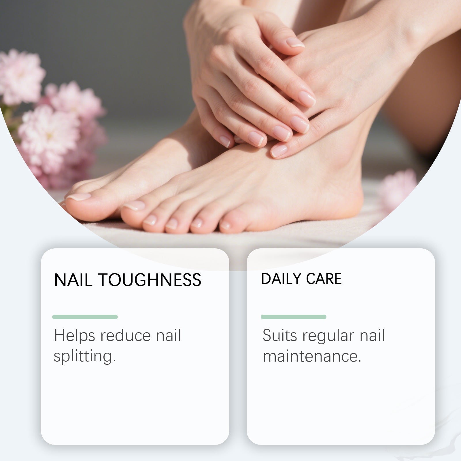 Solution de soins des ongles