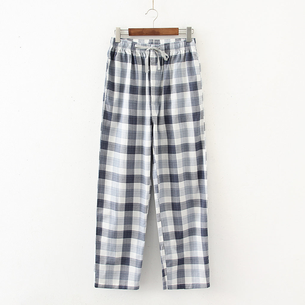 Coton Surdimensionner Loose Confortable Respirant Printemps Et Pajamas Men's Thin