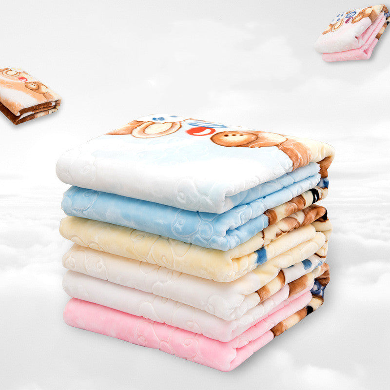 Double face Impression Nuage Blanket Cartoon Super Soft et confortable