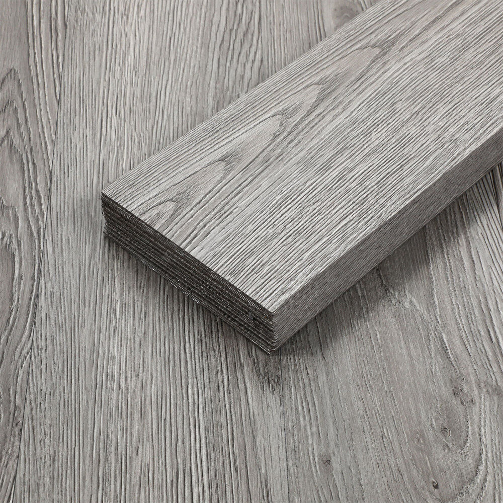 5mFloor Planches Carreaux Autocollant Effet Bois Vinyle Planchers Décor salle de bain