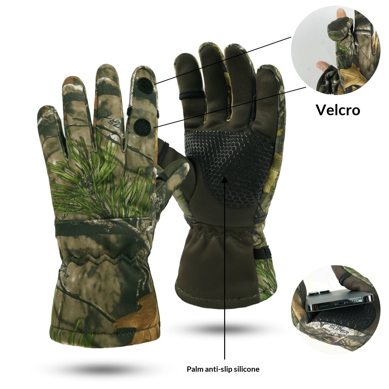 Gants de chasse au bionique extérieur