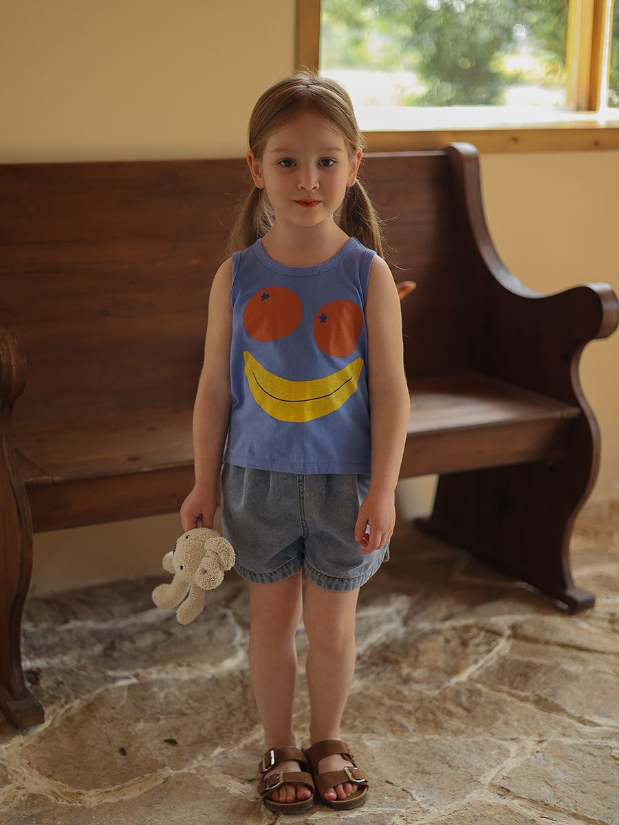 Baby Kindergarten Short denim polyvalent