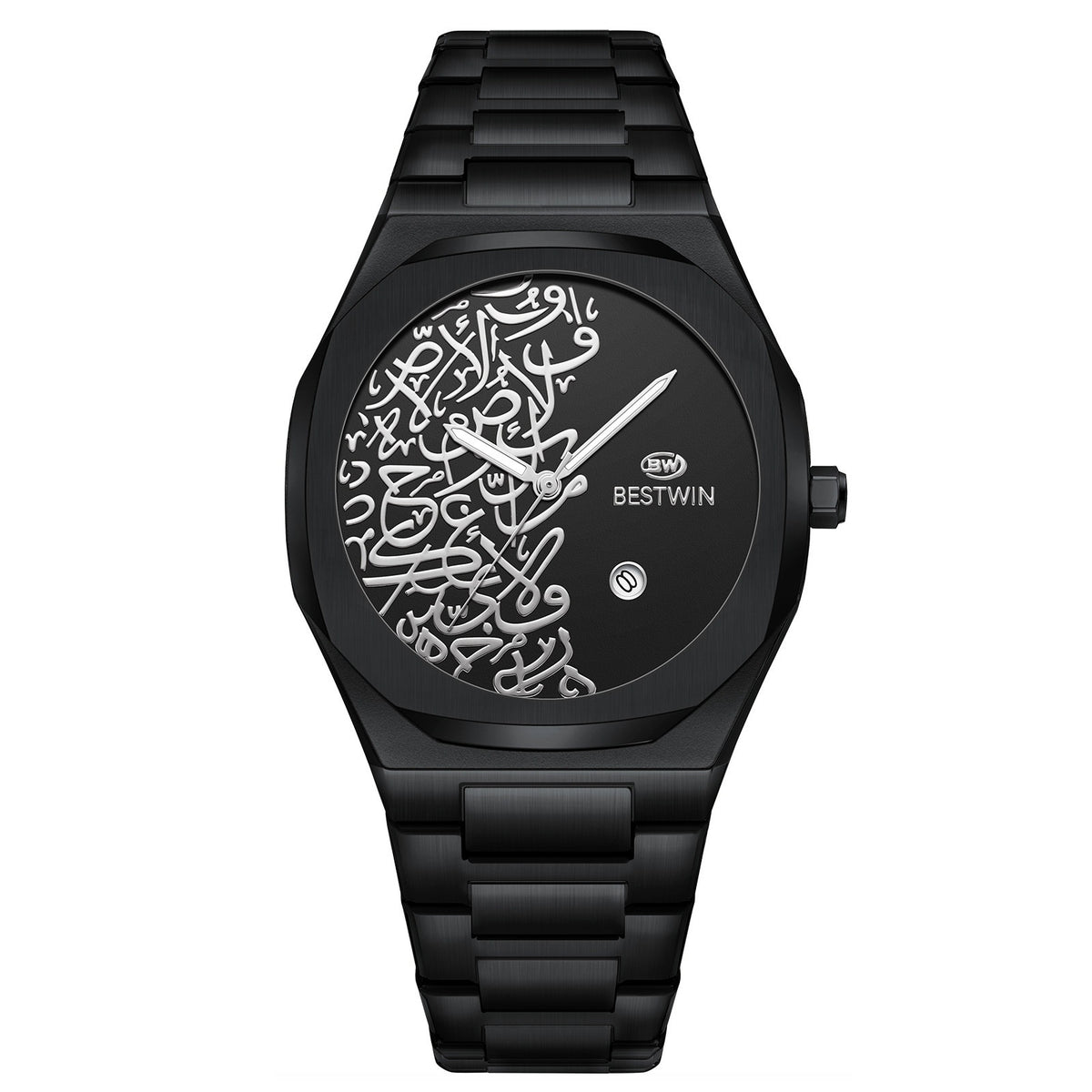 Montre homme Quartz avec un motif en marbre