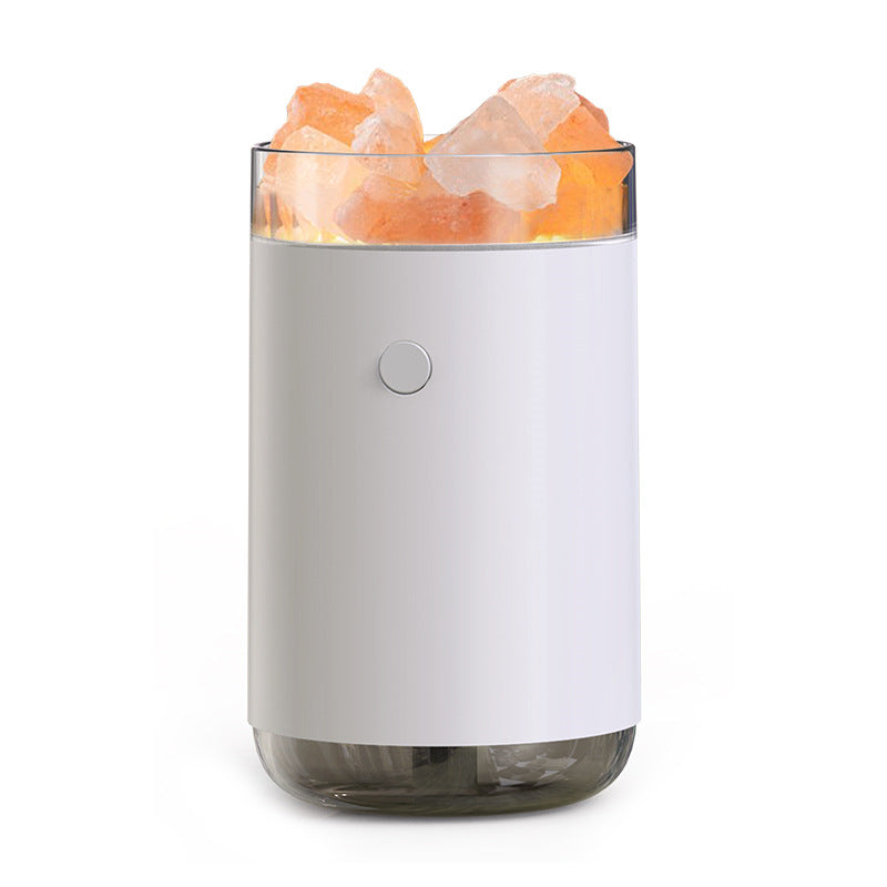 Air Humidificateur cristal Pierre de sel Bureau Aromathérapie Huile essentielle Diffuseur à ultrasons W