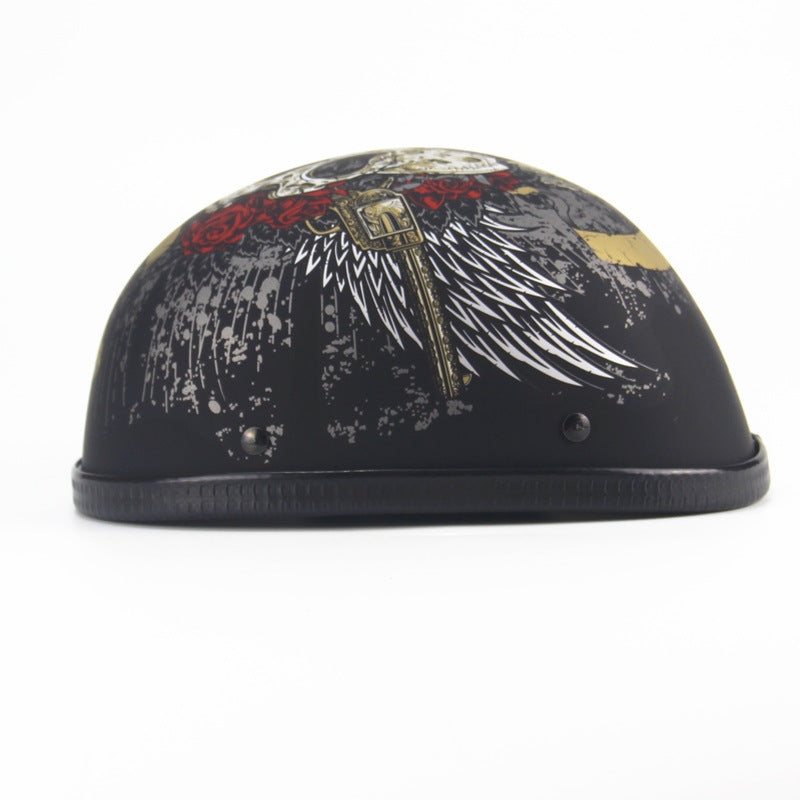 Demi casque américain retro personnalisé