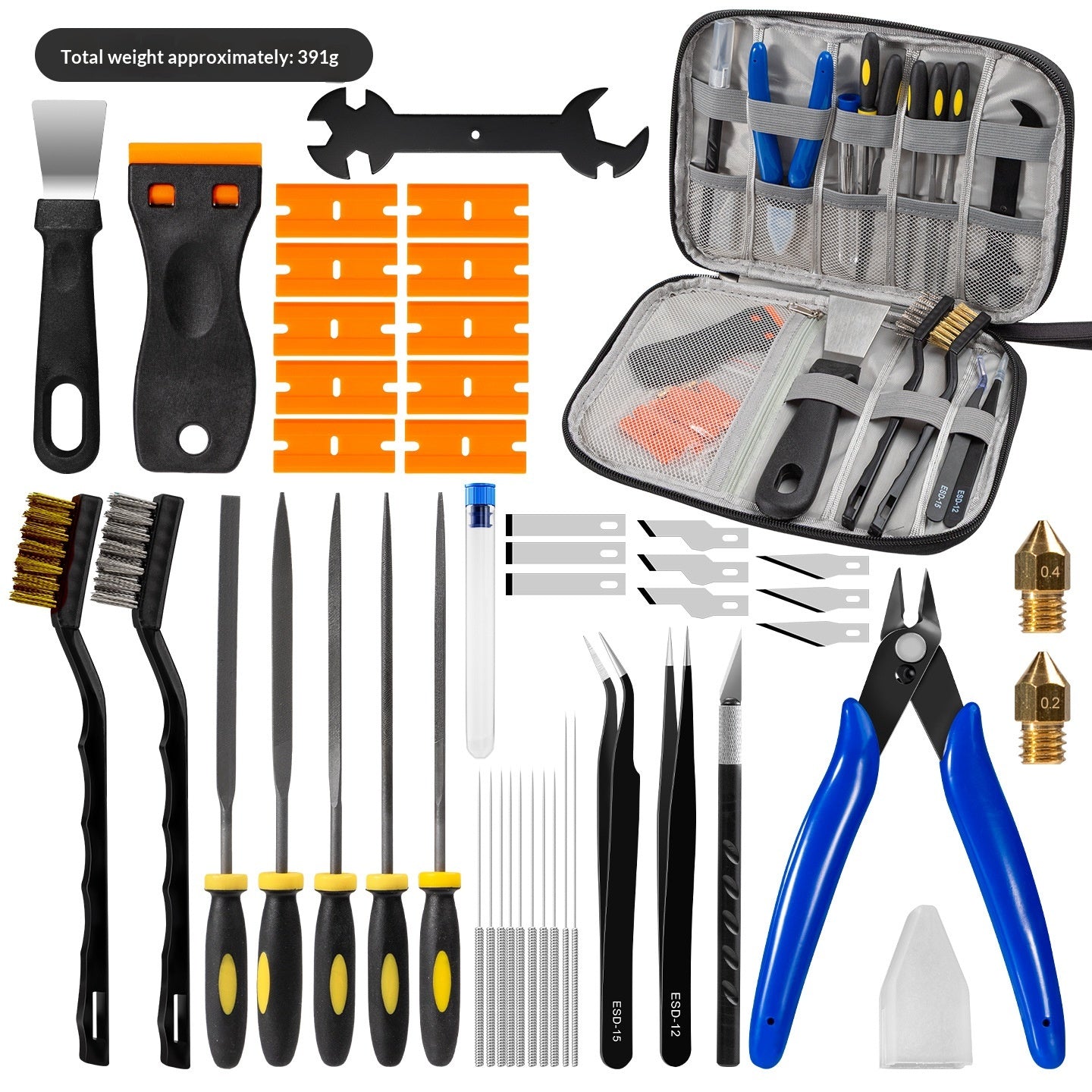 Kit de nettoyage et de polissage de colle
