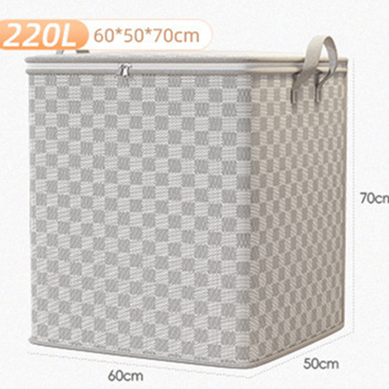 Grille d'échecs Finition de déménagement Sac de rangement de vêtements de grande capacité