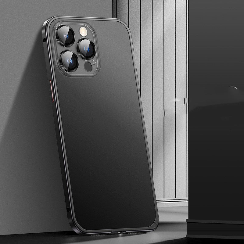 Boîtier de téléphone à cadre métallique à ressort magnétique