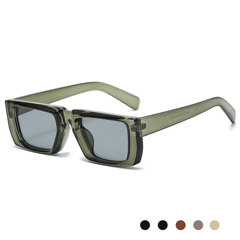 Y2K Girl Super Cool Street Shooting UV-proof Lunettes de soleil en forme spéciale