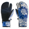 Gants de ski gants chauds à trois doigts