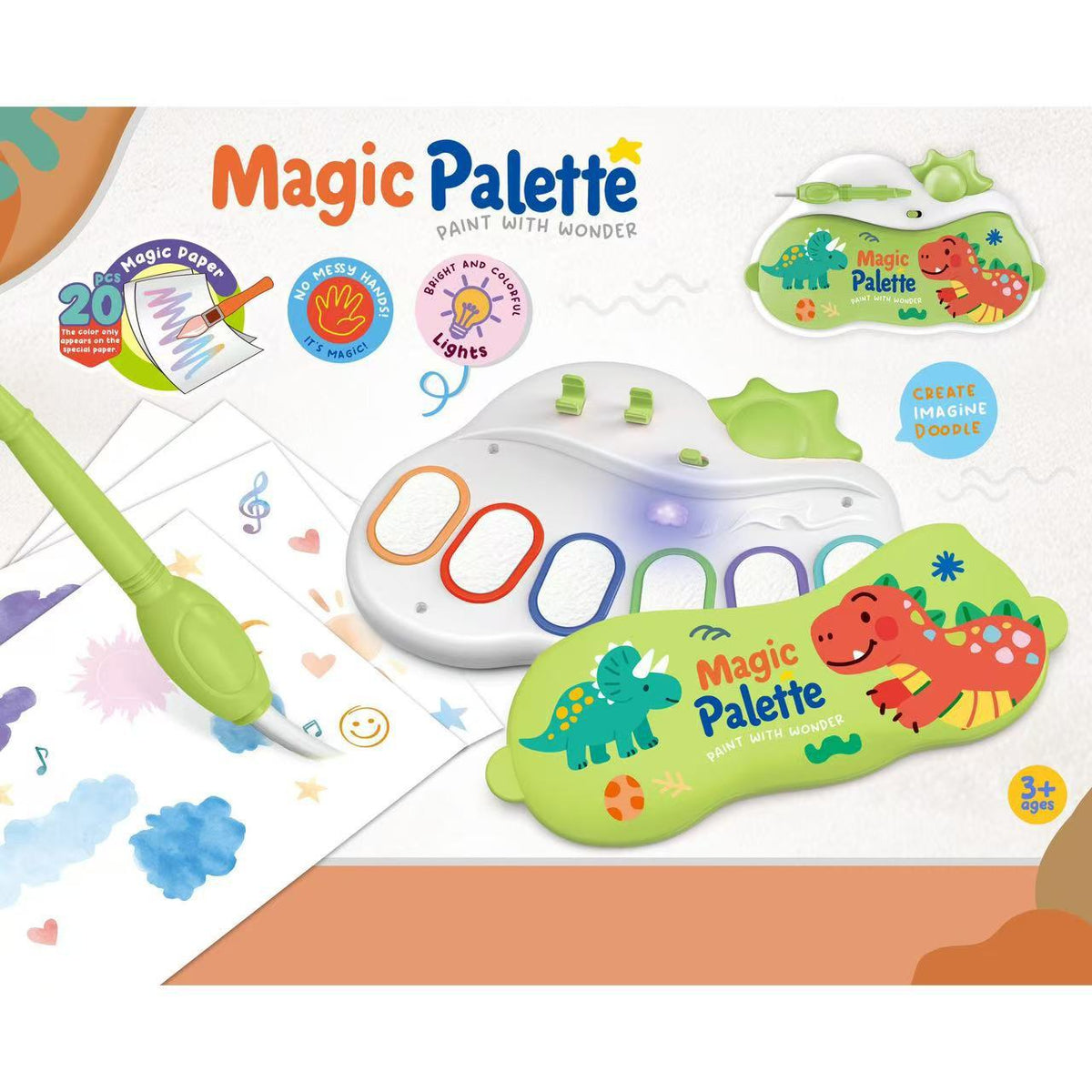 Tableau de dessin éducatif coloré et lumineux avec sons pour l'apprentissage précoce