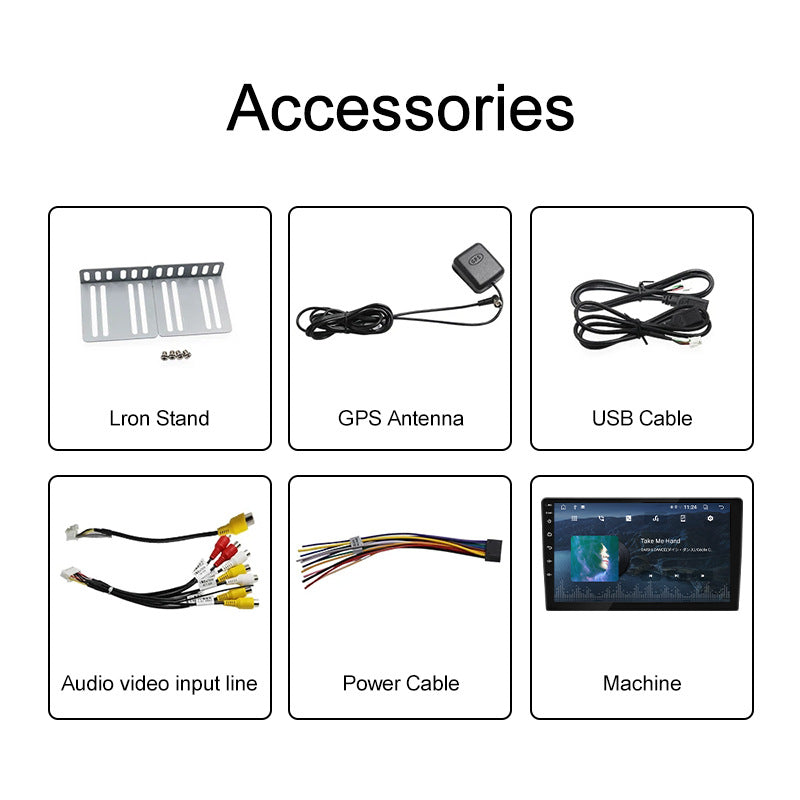 T100 Universal 9-inch Android GPS Car Navigation System