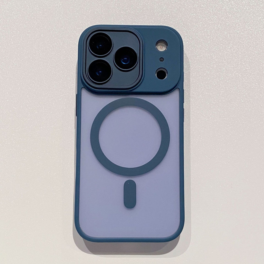 Aspiration magnétique sensible à la peau Étui de téléphone de couverture mat 14 résistant à la chute
