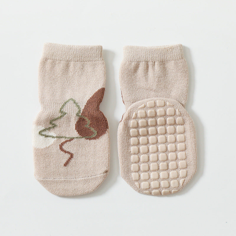 Bébé Automne et hiver Colle antidérapante Fond Chaussettes antidérapantes Tube Chaussettes