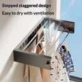 Balcon Invisible Rack de séchage à la maison Vêtements intérieurs