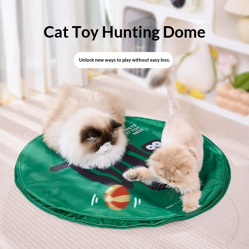 Balle de jouet chat électrique avec couverture de chasse pour animaux de compagnie