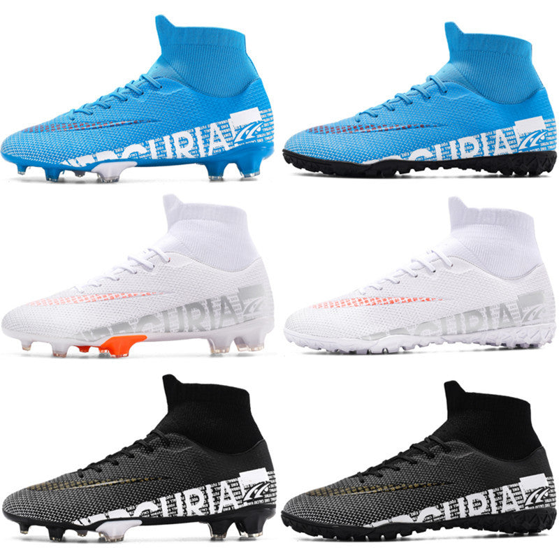 Les hommes et les femmes haut de gamme de football Broken Nail Court Studs AG Long Nail TF Sports Training Sh
