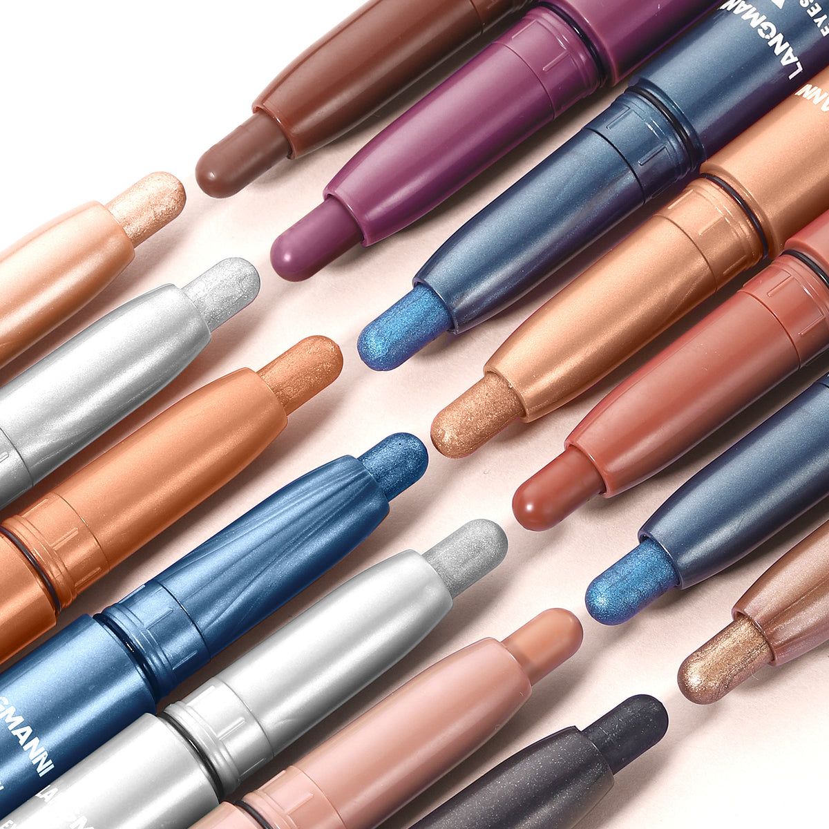 Stick de paupière unique avec perle et mat multi-couleur mélange de paupière