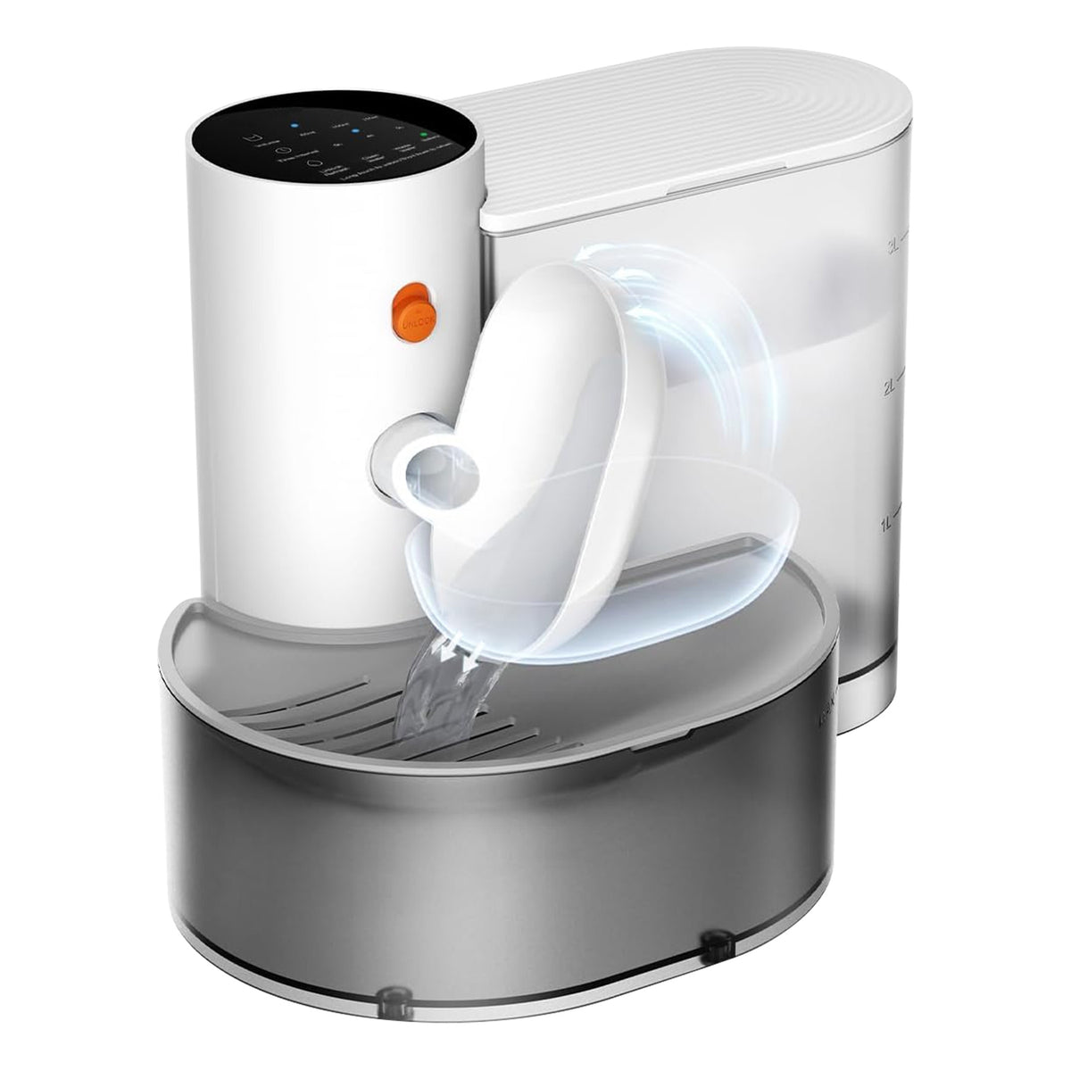 1Pc Smart Pet Fontaine d'eau Distributeur automatique d'eau de chat 3L sans fil Rechargeable Dog Wa