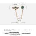 Little Bee Tassel Brooch Retro Personnalité Chain