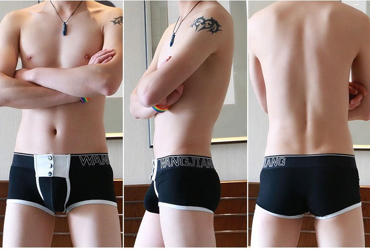 Slips de boxer en coton pour hommes