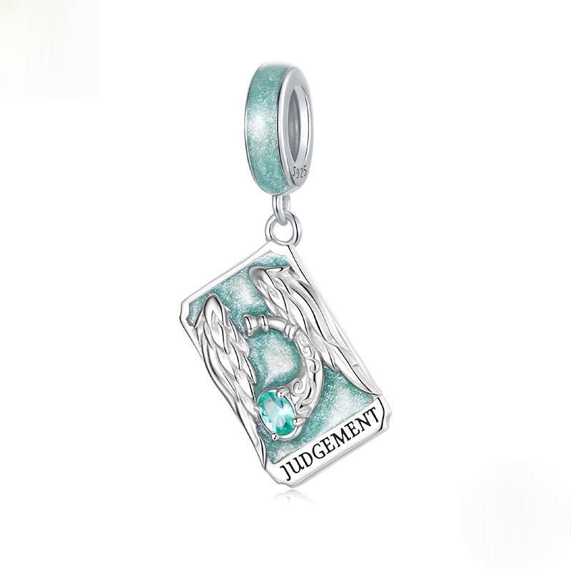 Carte de Tarot de style rétro Accessoires pendentif bricolage