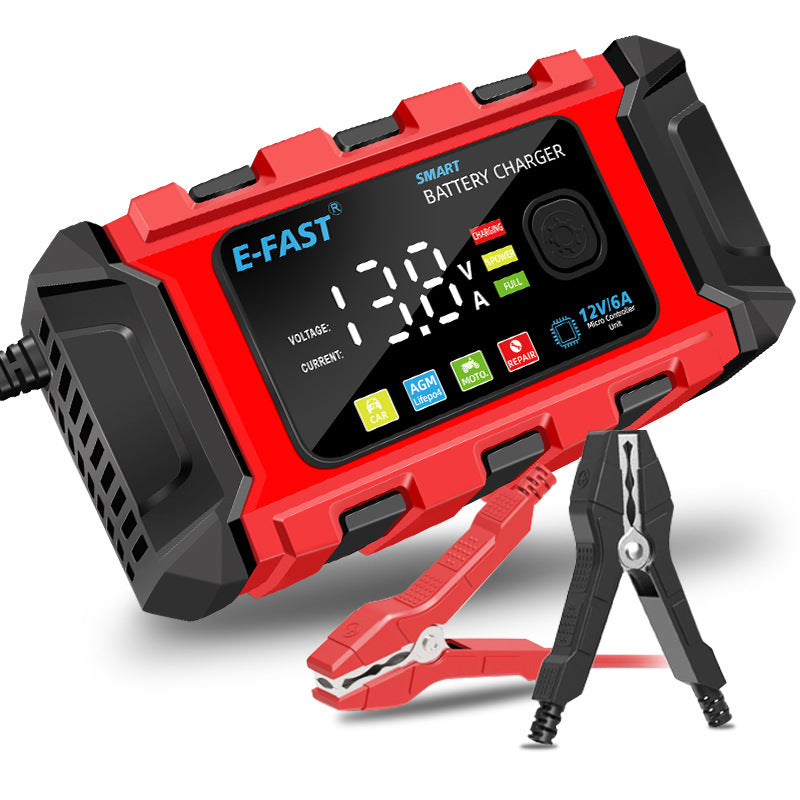 Chargeur de batterie LiFePO4 en fer de plomb Batterie automobile 12V