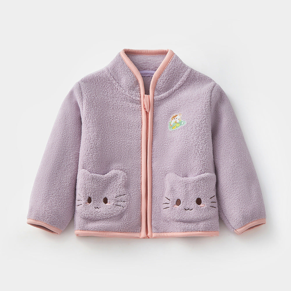 L'automne et l'hiver Le bébé polaire mignon lapin manteau