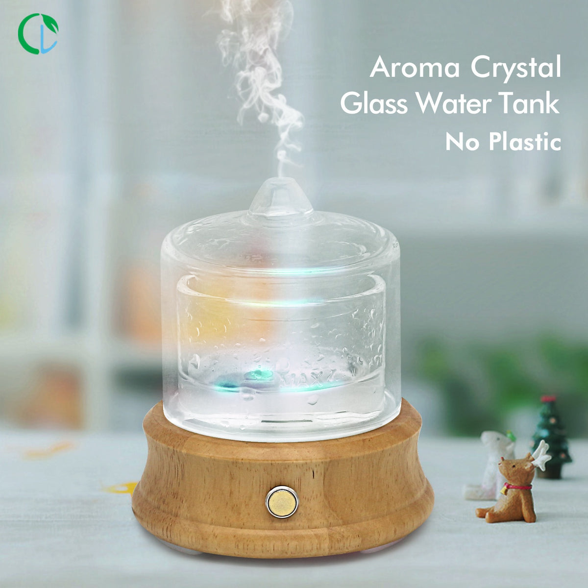 Réservoir d'eau de verre Diffuseur d'arôme