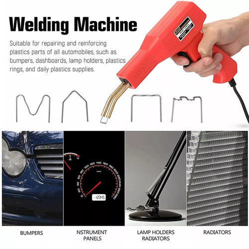 Stapler voiture Bumper Fender souder soudeur kit en plastique réparation avec agrafes