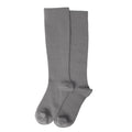 Chaussettes de compression en fibre de bambou respirante de couleur solide