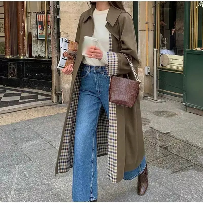 Veste longue pour femme
