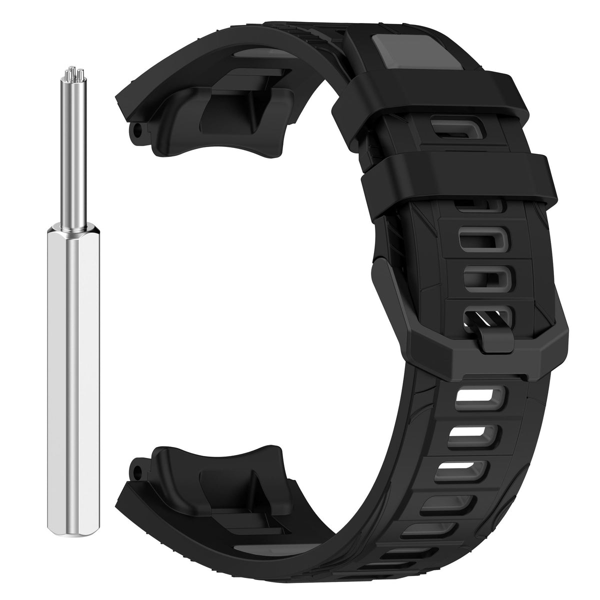 Applicable à la sangle en silicone sport bicolore Huami