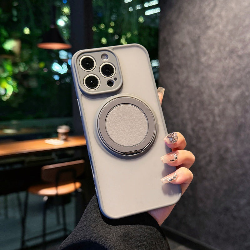 Manche de protection pour téléphone pivotant à aspiration magnétique