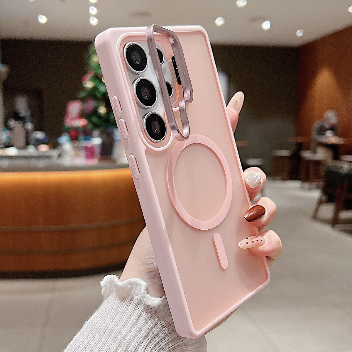 Couverture de protection anti-chute Cas de téléphone à aspiration magnétique