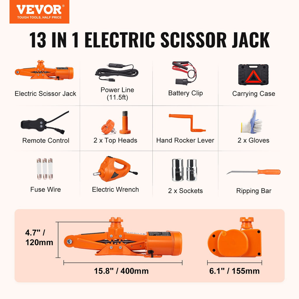 Jack de voiture électrique VEVOR