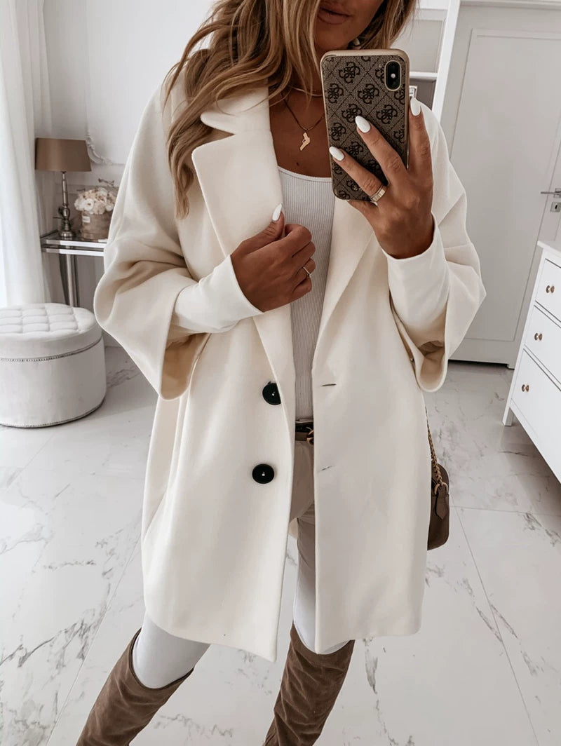 Veste de poche Lapel de mode pour femmes