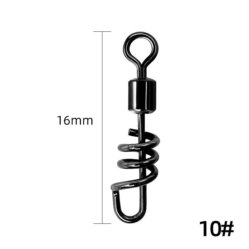 Connecteur pivotant pratique en acier inoxydable 8-forme anneau