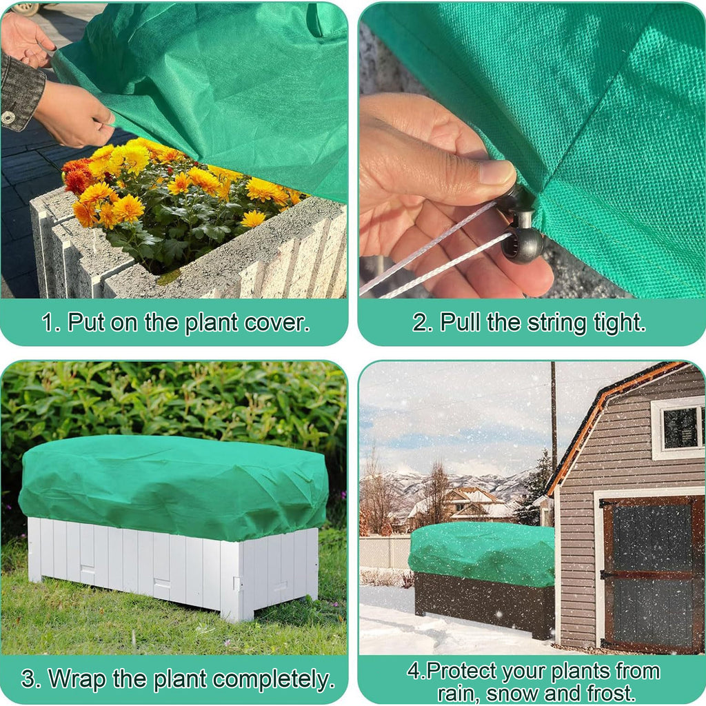 Couvertures de protection pour boîtes à fleurs