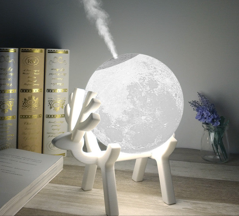 L'humidificateur créatif dans l'aromathérapie Lune lumière de nuit