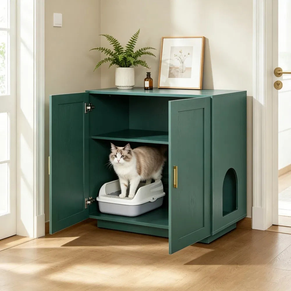 Armoire en bois pour chats