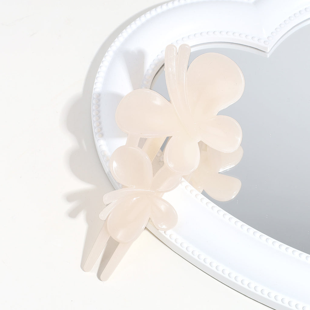 Sentez le papillon Clip Matte Texture après Barrettes