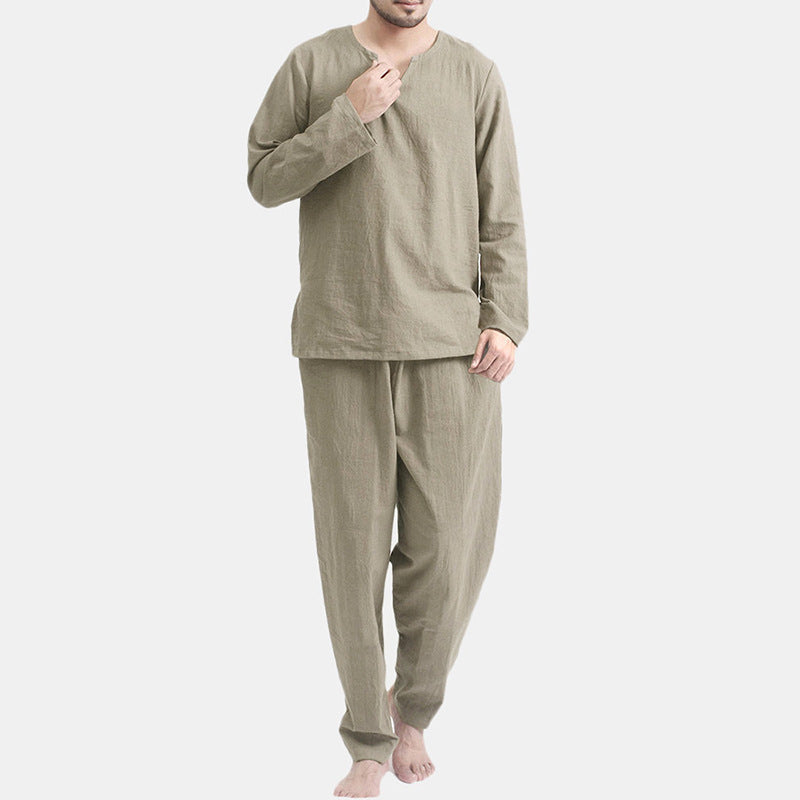 Pyjama occasionnel Deux-pièces mince respirant et perdu