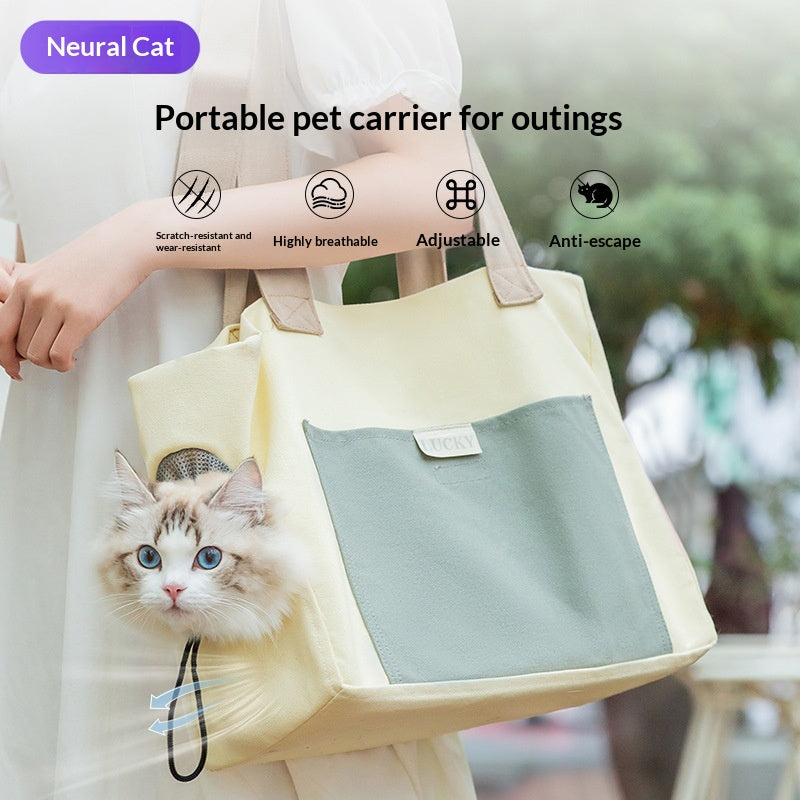 Canvas Pet Carrier pour petits chiens